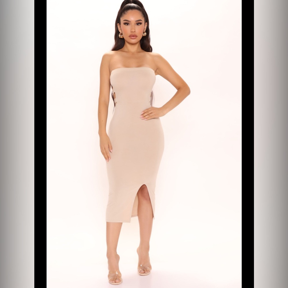 Mocha MIDI Dress